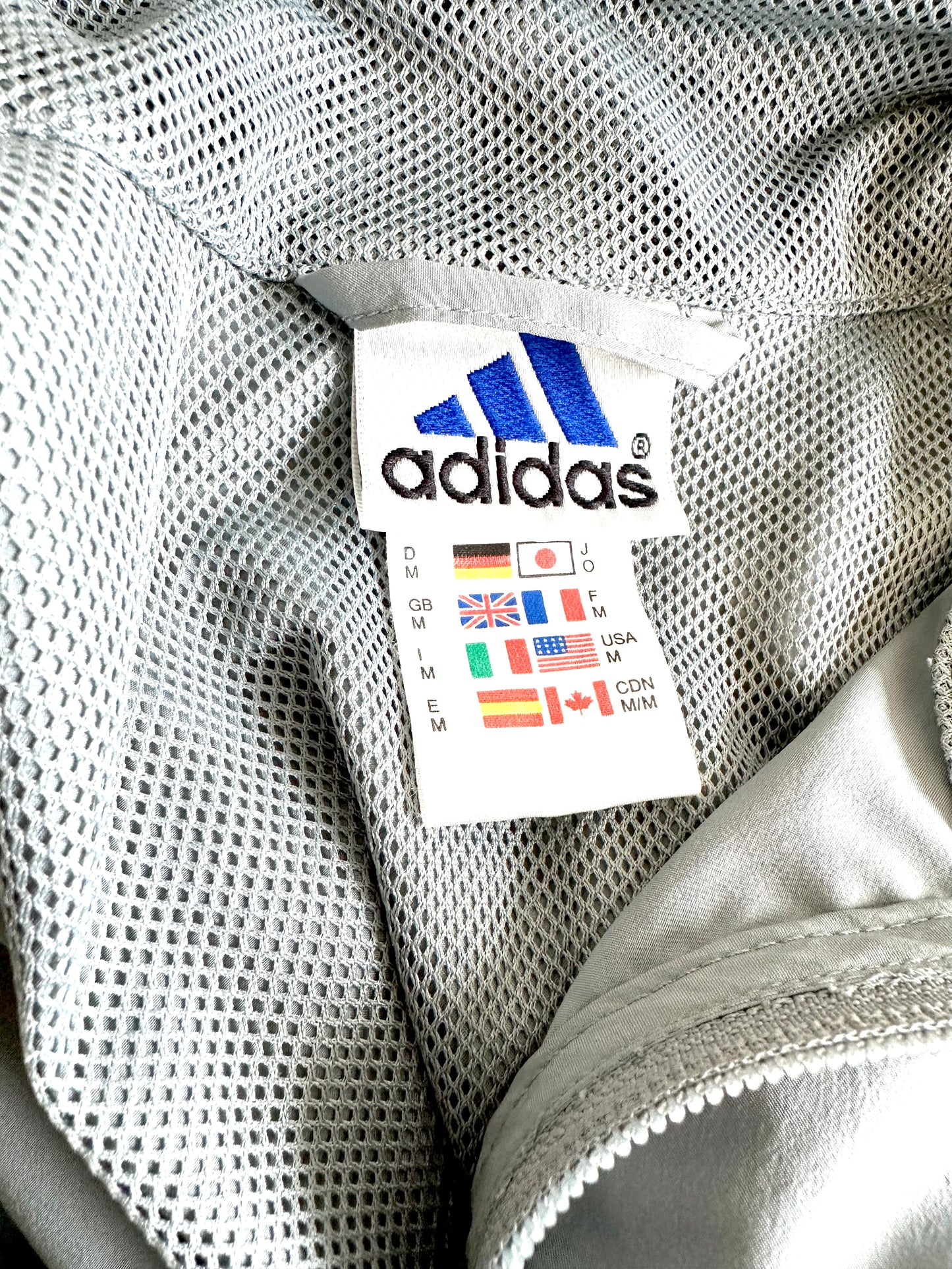 Adidas Climashell Layer Track Jacket — Grey — 00s (L)