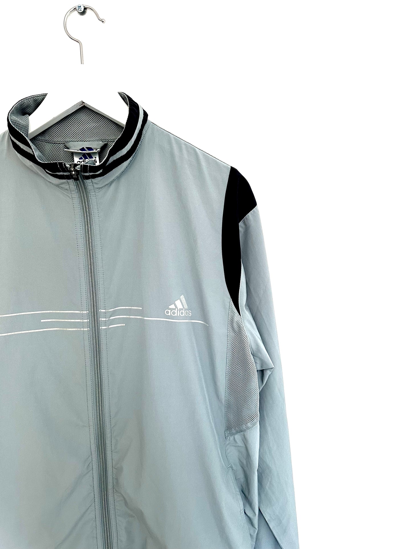 Adidas Climashell Layer Track Jacket — Grey — 00s (L)