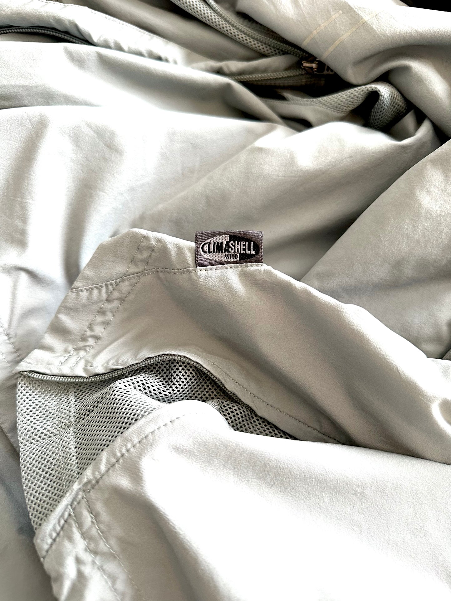 Adidas Climashell Layer Track Jacket — Grey — 00s (L)