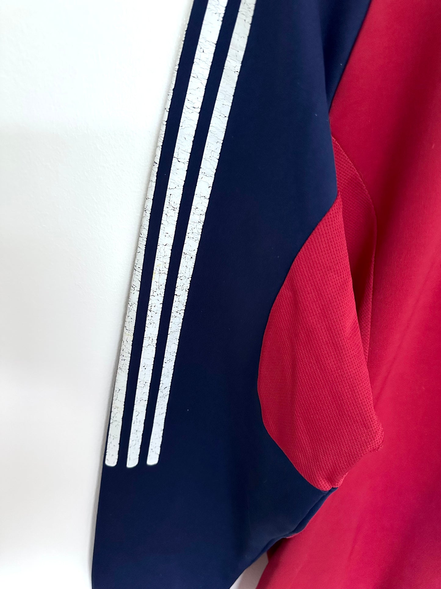 Adidas ClimaWarm Sweatshirt — 00s — Burgundy/Navy (M)