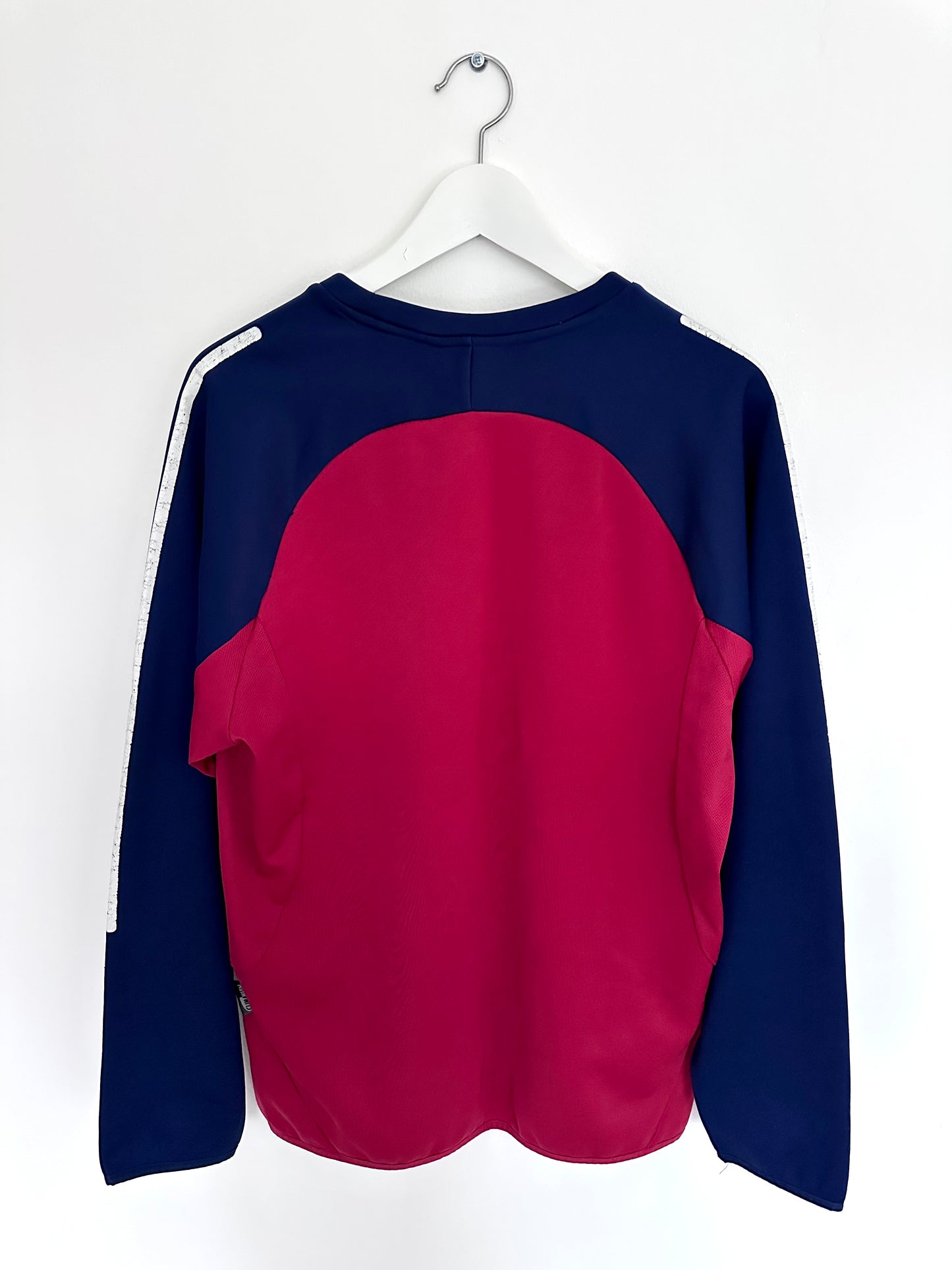 Adidas ClimaWarm Sweatshirt — 00s — Burgundy/Navy (M)