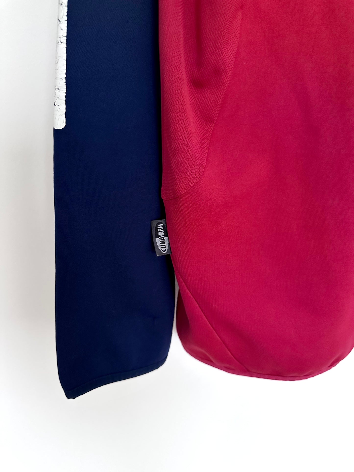 Adidas ClimaWarm Sweatshirt — 00s — Burgundy/Navy (M)