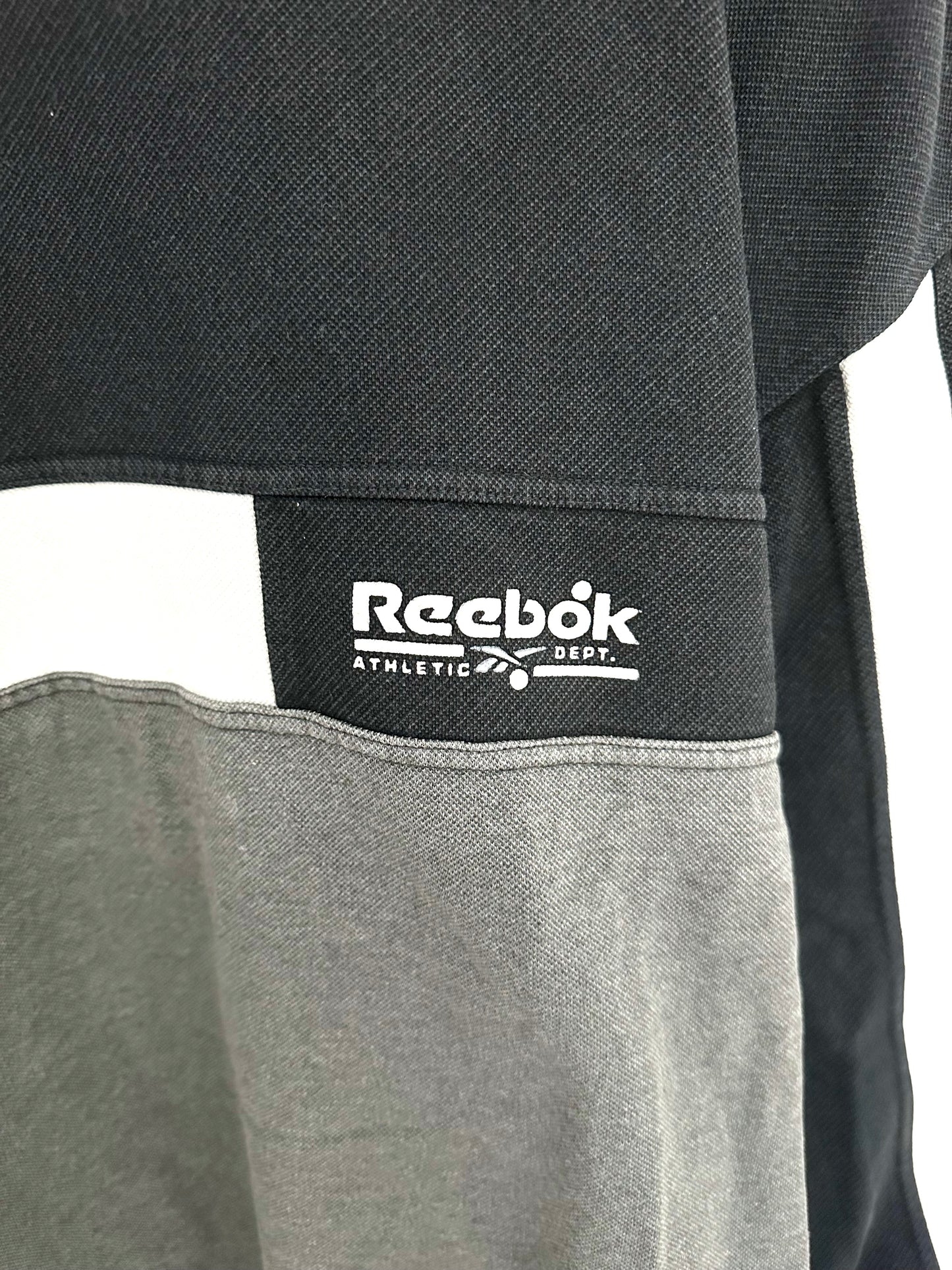 Reebok Colorblock Sweatshirt — 00s — Grey/Black (M)