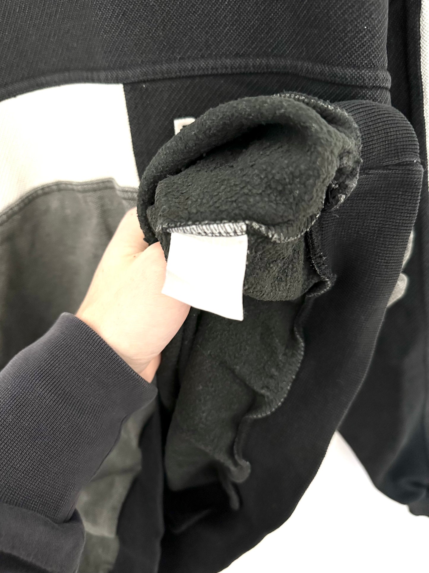 Reebok Colorblock Sweatshirt — 00s — Grey/Black (M)