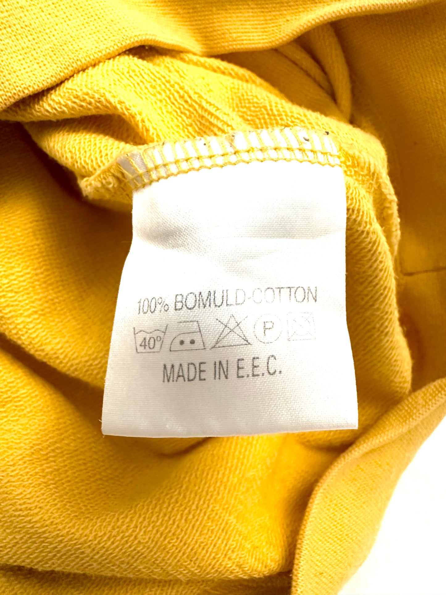 H2O Big Spellout Logo Sweatshirt — Yellow — 80s (XL)