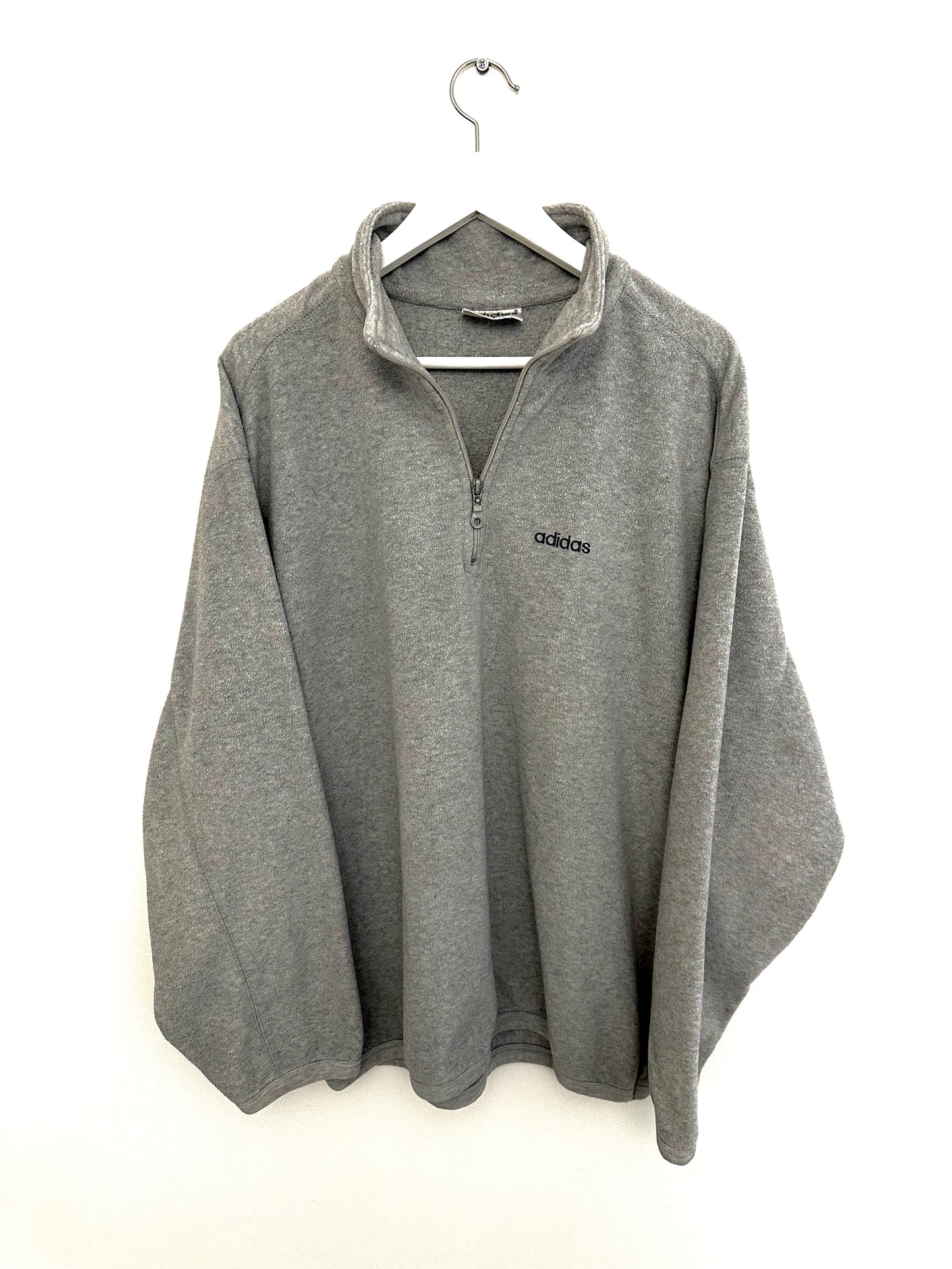 Adidas Fleece Sweatshirt — Grey — 00s (L)