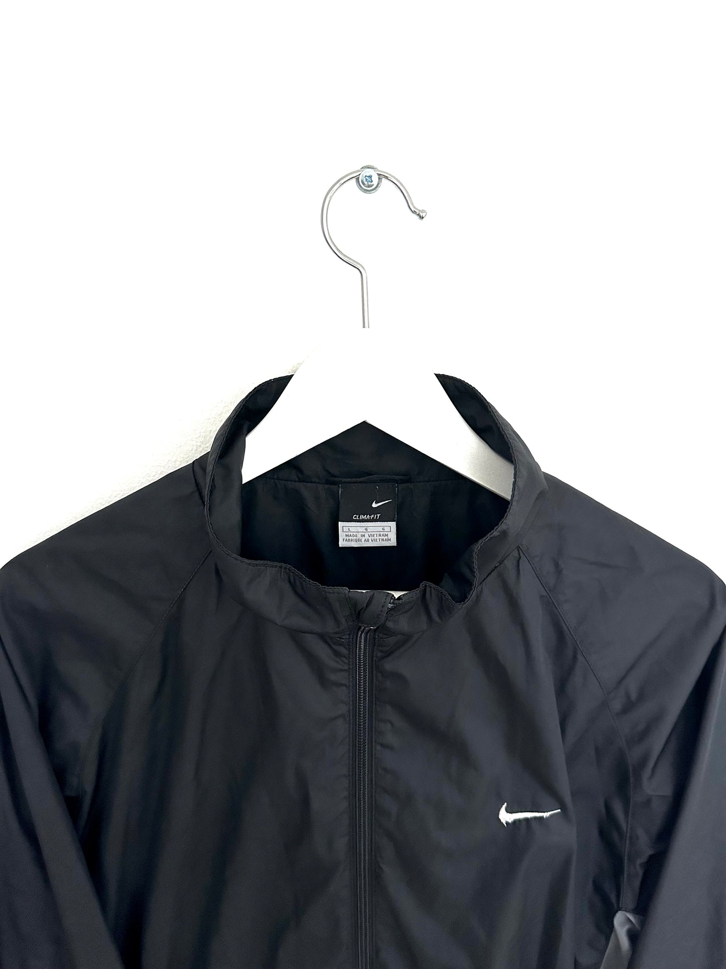 Nike Small Swoosh Track Jacket — Black — 00s (L)