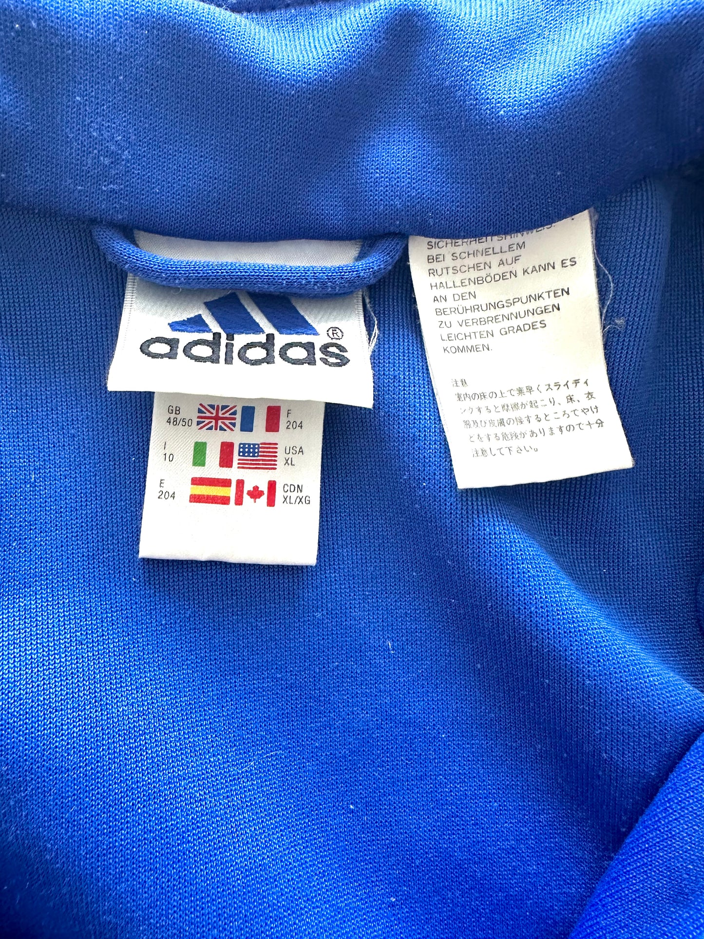 Adidas Track Jacket — 00s — Blue/Navy (XL)